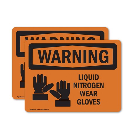 Signmission 3.5 in Height, 5 in Width, Vinyl Decal, Rectangle OS-2PACK-WS-D-35-L-12666